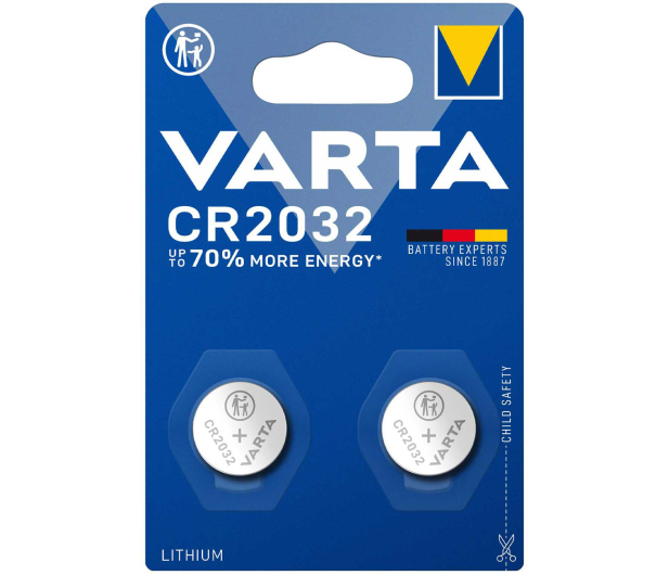 Varta Litowe Baterie Pastylkowe CR2032 (2 szt.) - 1456632 - zdjęcie